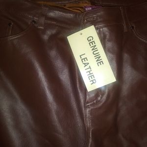 Jessica London Leather pants
